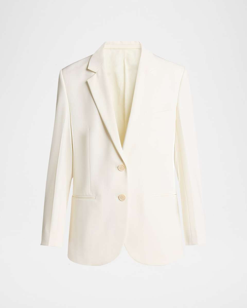 Classic Tailored Wool-Blend Jacket